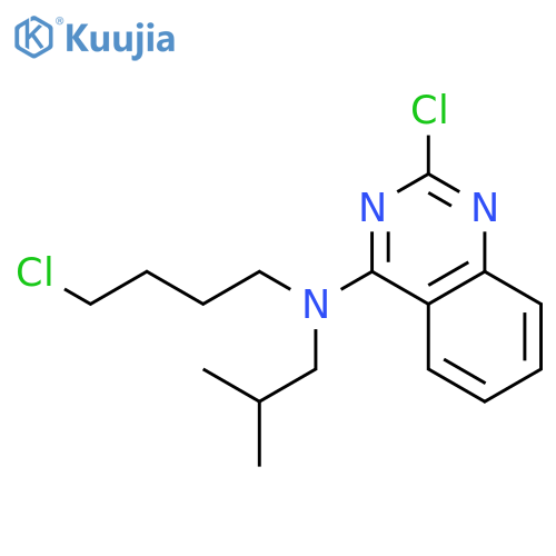 4-Quinazolinamine, 2-chloro-N-(4-chlorobutyl)-N-(2-methylpropyl)- structure