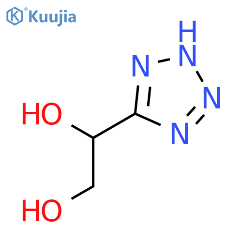 1-(1H-1,2,3,4-tetrazol-5-yl)ethane-1,2-diol structure
