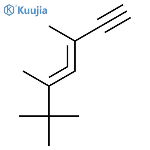3,4-HEPTADIEN-1-YNE, 3,5,6,6-TETRAMETHYL- structure