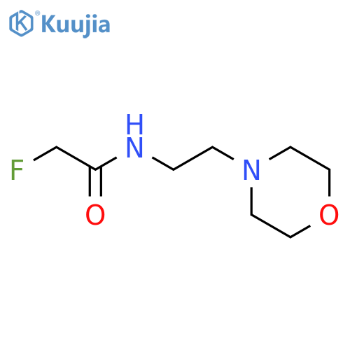 Acetamide, 2-fluoro-N-[2-(4-morpholinyl)ethyl]- structure