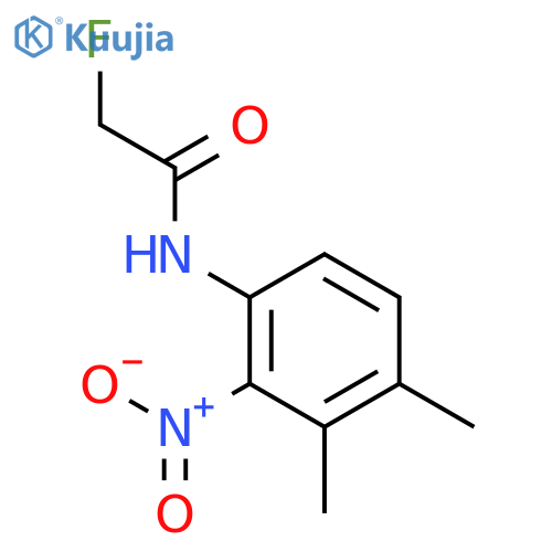 ACETAMIDE, N-(3,4-DIMETHYL-2-NITROPHENYL)-2-FLUORO- structure