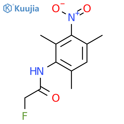 Acetamide, 2-fluoro-N-(2,4,6-trimethyl-3-nitrophenyl)- structure