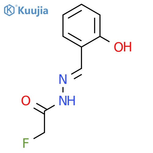 ACETIC ACID, FLUORO-, [(2-HYDROXYPHENYL)METHYLENE]HYDRAZIDE structure