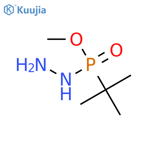 PHOSPHONOHYDRAZIDIC ACID, P-(1,1-DIMETHYLETHYL)-, METHYL ESTER structure