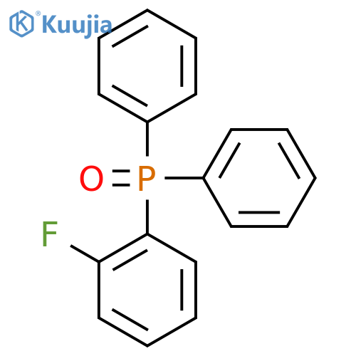 Phosphine oxide, (2-fluorophenyl)diphenyl- structure