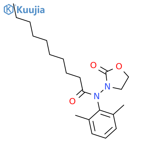 DECANAMIDE, N-(2,6-DIMETHYLPHENYL)-N-(2-OXO-3-OXAZOLIDINYL)- structure