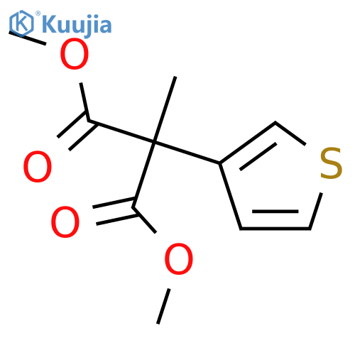 PROPANEDIOIC ACID, METHYL-3-THIENYL-, DIMETHYL ESTER structure