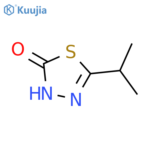 5-Isopropyl-1,3,4-thiadiazol-2-ol structure