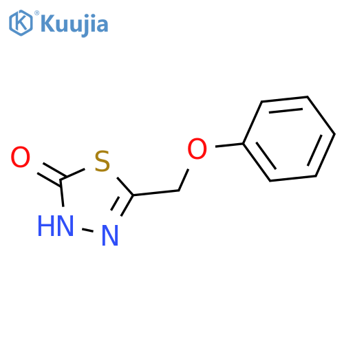 1,3,4-THIADIAZOL-2(3H)-ONE, 5-(PHENOXYMETHYL)- structure