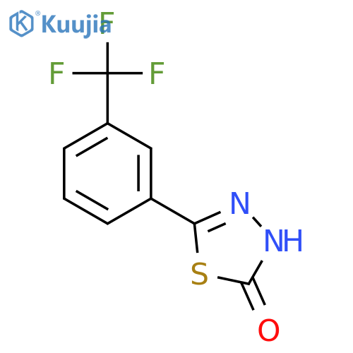 1,3,4-THIADIAZOL-2(3H)-ONE, 5-[3-(TRIFLUOROMETHYL)PHENYL]- structure