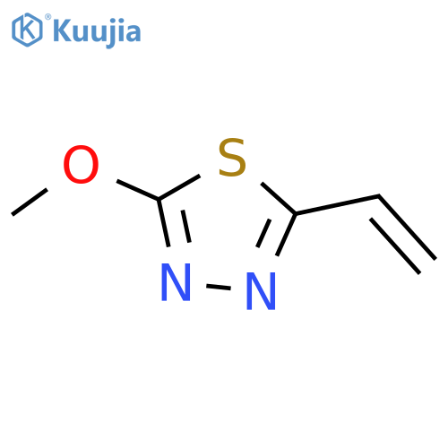 1,3,4-Thiadiazole, 2-ethenyl-5-methoxy- structure