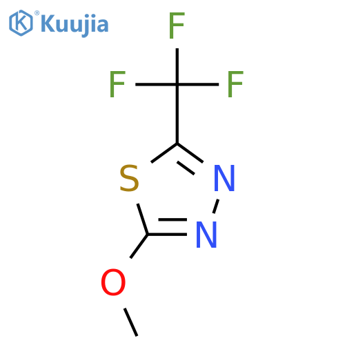 1,3,4-Thiadiazole, 2-methoxy-5-(trifluoromethyl)- structure