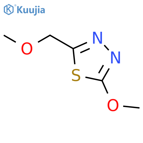 2-methoxy-5-(methoxymethyl)-1,3,4-thiadiazole structure