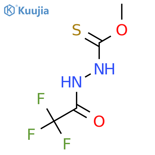 ACETIC ACID, TRIFLUORO-, 2-(METHOXYTHIOXOMETHYL)HYDRAZIDE structure