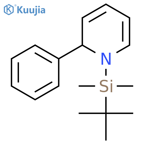 Pyridine, 1-[(1,1-dimethylethyl)dimethylsilyl]-1,2-dihydro-2-phenyl- structure