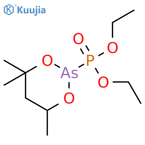 Phosphonic acid, (4,4,6-trimethyl-1,3,2-dioxarsenan-2-yl)-, diethyl ester structure