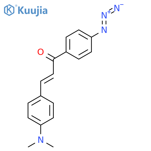 2-Propen-1-one, 1-(4-azidophenyl)-3-[4-(dimethylamino)phenyl]- structure