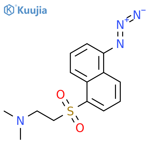 Ethanamine, 2-[(5-azido-1-naphthalenyl)sulfonyl]-N,N-dimethyl- structure