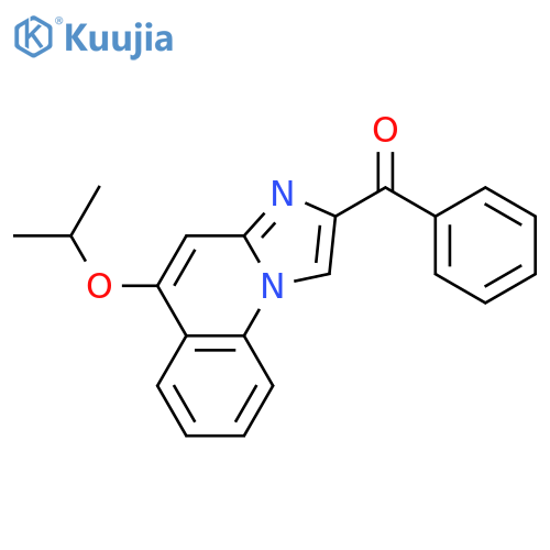 METHANONE, [5-(1-METHYLETHOXY)IMIDAZO[1,2-A]QUINOLIN-2-YL]PHENYL- structure