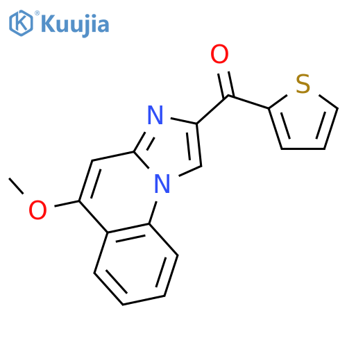 METHANONE, (5-METHOXYIMIDAZO[1,2-A]QUINOLIN-2-YL)-2-THIENYL- structure
