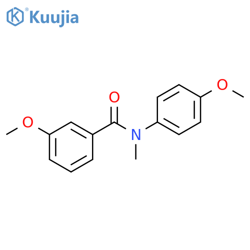BENZAMIDE, 3-METHOXY-N-(4-METHOXYPHENYL)-N-METHYL- structure