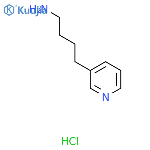 3-Pyridinebutanamine hydrochloride structure