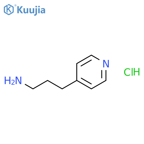 4-Pyridinepropanamine,hydrochloride (1:1) structure
