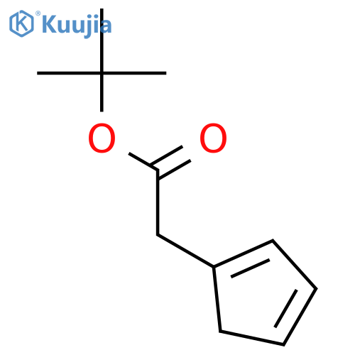 1,3-Cyclopentadiene-1-acetic acid, 1,1-dimethylethyl ester structure