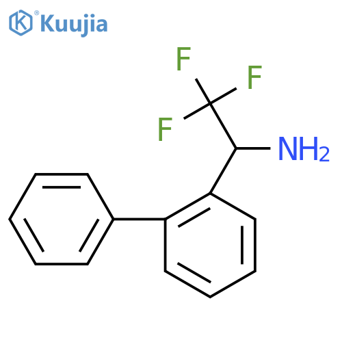 2,2,2-trifluoro-1-(2-phenylphenyl)ethan-1-amine structure