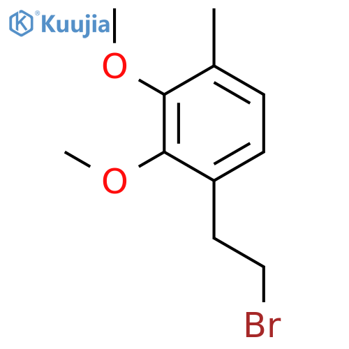 Benzene, 1-(2-bromoethyl)-2,3-dimethoxy-4-methyl- structure