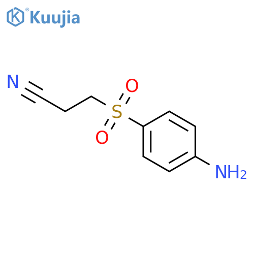 3-(4-Amino-benzenesulfonyl)-propionitrile structure
