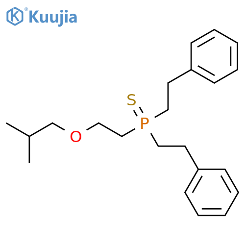 PHOSPHINE SULFIDE, [2-(2-METHYLPROPOXY)ETHYL]BIS(2-PHENYLETHYL)- structure