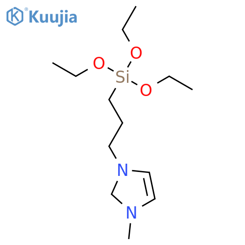 2H-Imidazol-2-ylidene, 1,3-dihydro-1-methyl-3-[3-(triethoxysilyl)propyl]- structure