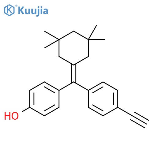 PHENOL, 4-[(4-ETHYNYLPHENYL)(3,3,5,5-TETRAMETHYLCYCLOHEXYLIDENE)METHYL]- structure