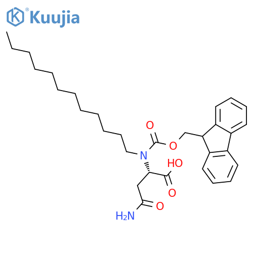 L-ASPARAGINE, N-DODECYL-N2-[(9H-FLUOREN-9-YLMETHOXY)CARBONYL]- structure