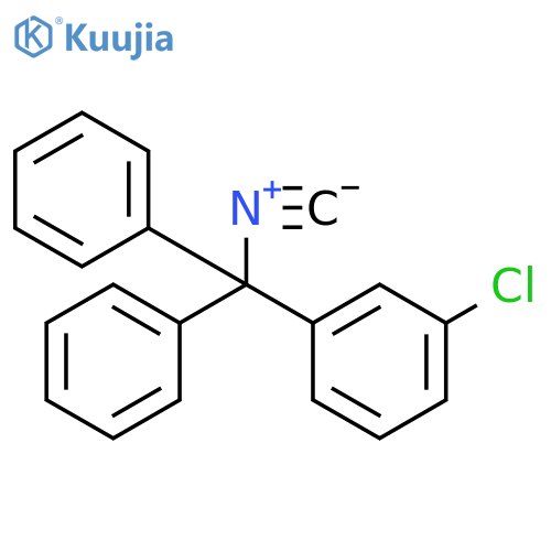 Benzene, 1-chloro-3-(isocyanodiphenylmethyl)- structure