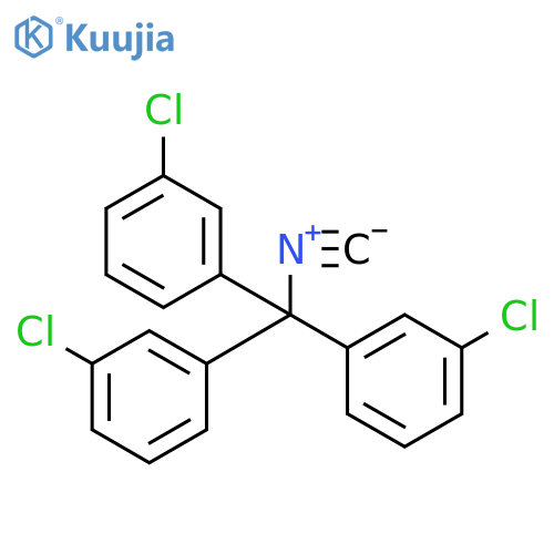 Benzene, 1,1',1''-(isocyanomethylidyne)tris[3-chloro- structure