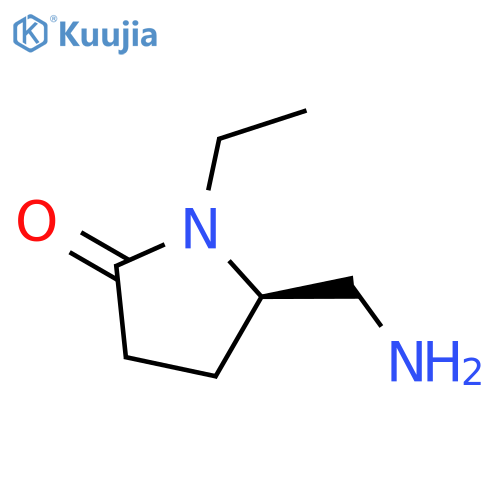 2-PYRROLIDINONE, 5-(AMINOMETHYL)-1-ETHYL-, (R)- structure