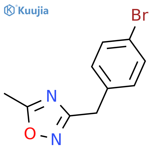 1,2,4-OXADIAZOLE, 3-[(4-BROMOPHENYL)METHYL]-5-METHYL- structure