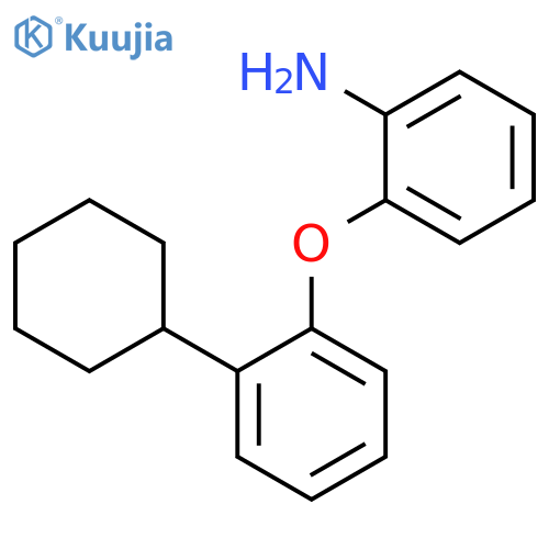 2-(2-cyclohexylphenoxy)-Benzenamine structure
