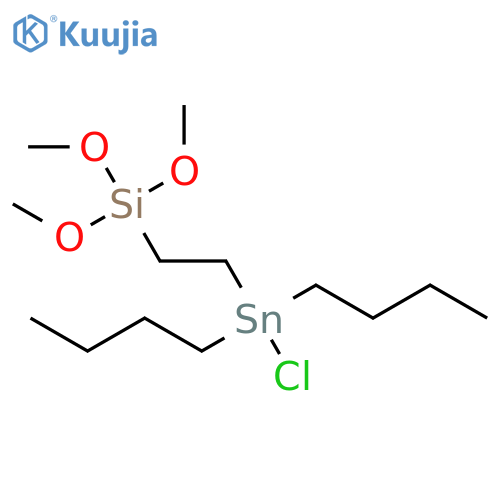SILANE, [2-(DIBUTYLCHLOROSTANNYL)ETHYL]TRIMETHOXY- structure