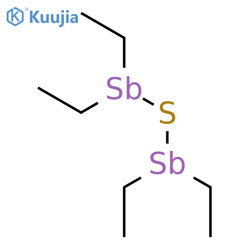 STIBINE, THIOBIS[DIETHYL- structure