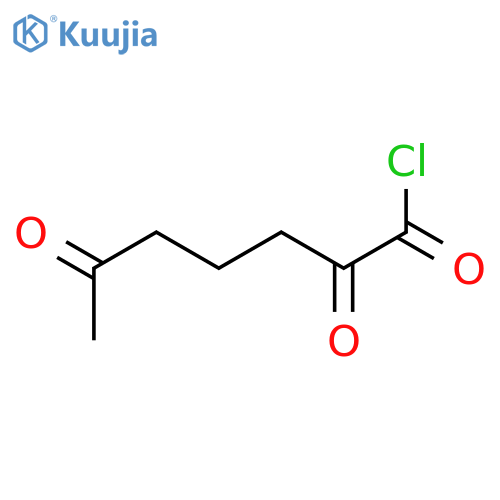 Heptanoyl chloride, 2,6-dioxo- structure