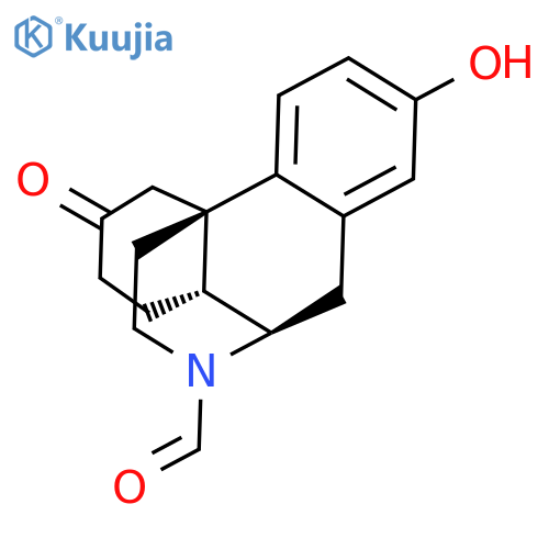 MORPHINAN-17-CARBOXALDEHYDE, 2-HYDROXY-6-OXO- structure