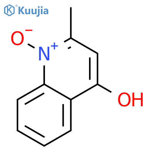 4-Quinolinol, 2-methyl-, 1-oxide structure