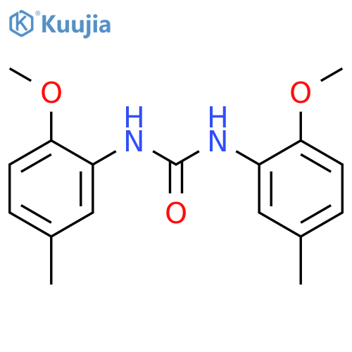 1,3-Bis(2-methoxy-5-methylphenyl)urea structure