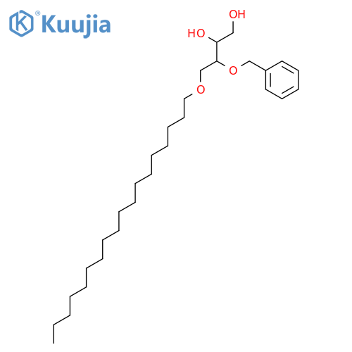 1-O-octadecyl-2-O-benzyl-D-threitol structure