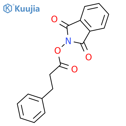 1H-Isoindole-1,3(2H)-dione, 2-(1-oxo-3-phenylpropoxy)- structure