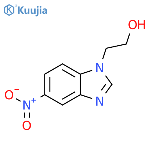 5-nitro-1H-Benzimidazole-1-ethanol structure