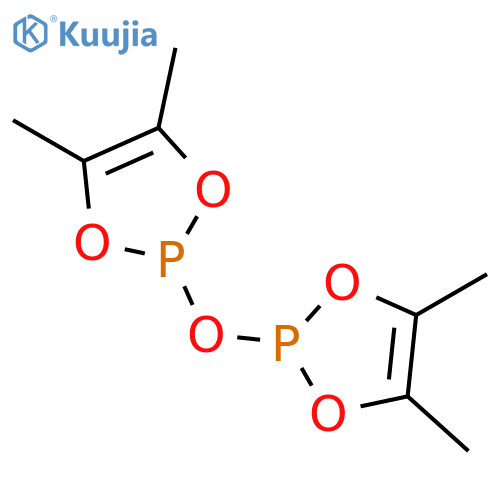 1,3,2-Dioxaphosphole, 2,2'-oxybis[4,5-dimethyl- structure